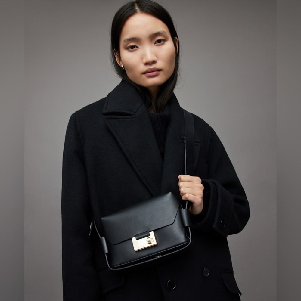All Saints Frankie 3 in 1 Crossbody Leather Bag